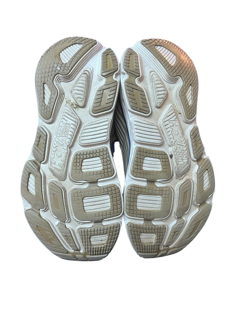 Hoka One One Bondi 6 Gray & Blue Lace-Up Sneakers Men’s Size 7 2E Wide - Picture 4 of 7